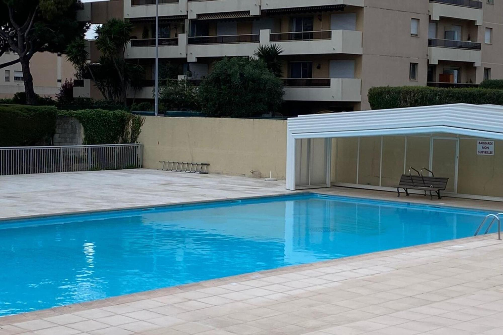 06U - Beautiful Studio In Residence - Swimming Pool And Tennis Court Saint-Laurent-du-Var Eksteriør bilde